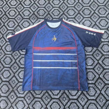 Maillot France 10 Zizou Rétro - Bleu