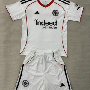 Maillot Francfort Enfant 2025 2026 Exterieur - Blanc