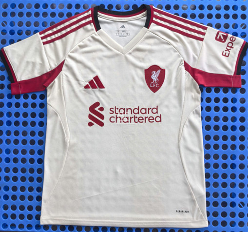 Maillot Liverpool 2025 2026 Exterieur - Blanc