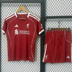 Maillot Liverpool Enfant 2025 2026 Domicile - Rouge