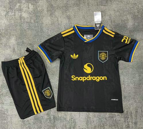 Maillot Manchester United Enfant 2025 2026 Third - Noir