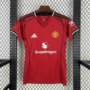 Maillot Manchester United Femme 2025 2026 Domicile - Rouge