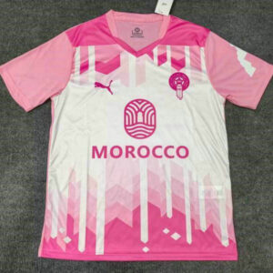 Maillot Maroc 2025 2026 Concept Version D - Rose