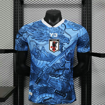 Maillot Match Japon Y3 2025 2026 - Bleu Maillot Match Japon Y3 2025 2026 - Bleu