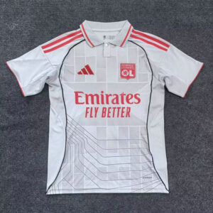 Maillot Olympique Lyon 2025 2026 Third - Blanc