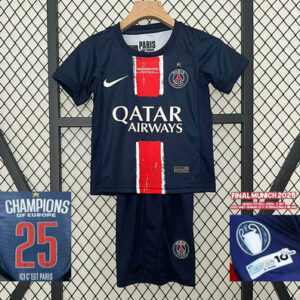 Maillot PSG Enfant 2024 2025 Avec une étoile Champions