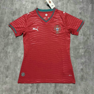Maillot Portugal Femme Coupe du Monde 2026 Domicile - Rouge
