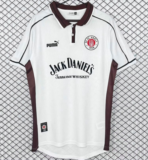 Maillot St. Pauli Vintage 1999 2000 Domicile - Blanc