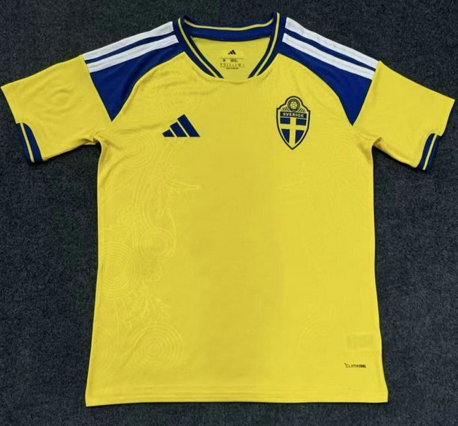 Maillot Suède 2026 2027 Domicile - Jaune