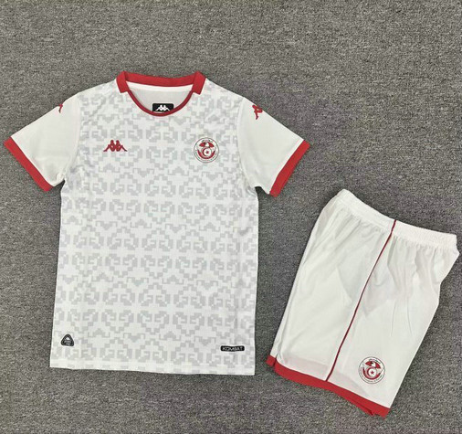 Maillot Tunisie Enfant 2025 2026 Exterieur