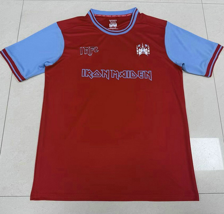 Maillot West Ham United 2025 Iron Maiden 50 ans
