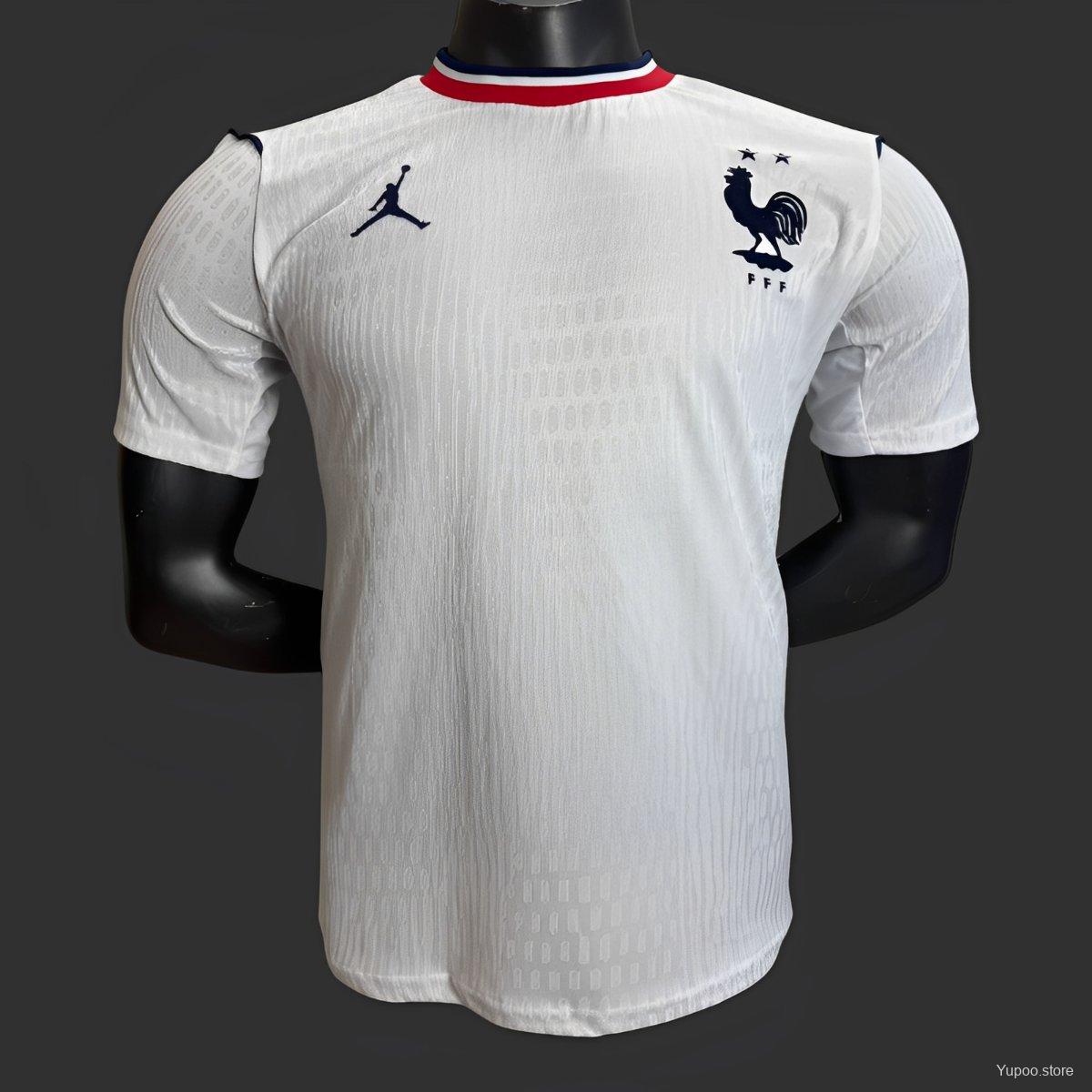 Maillot extérieur blanc de l'équipe de France 2026 (Version joueur)