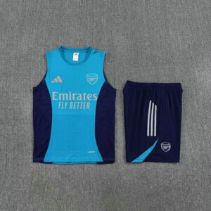 Ensemble Arsenal 2025 2026 Sans Manches - Bleu