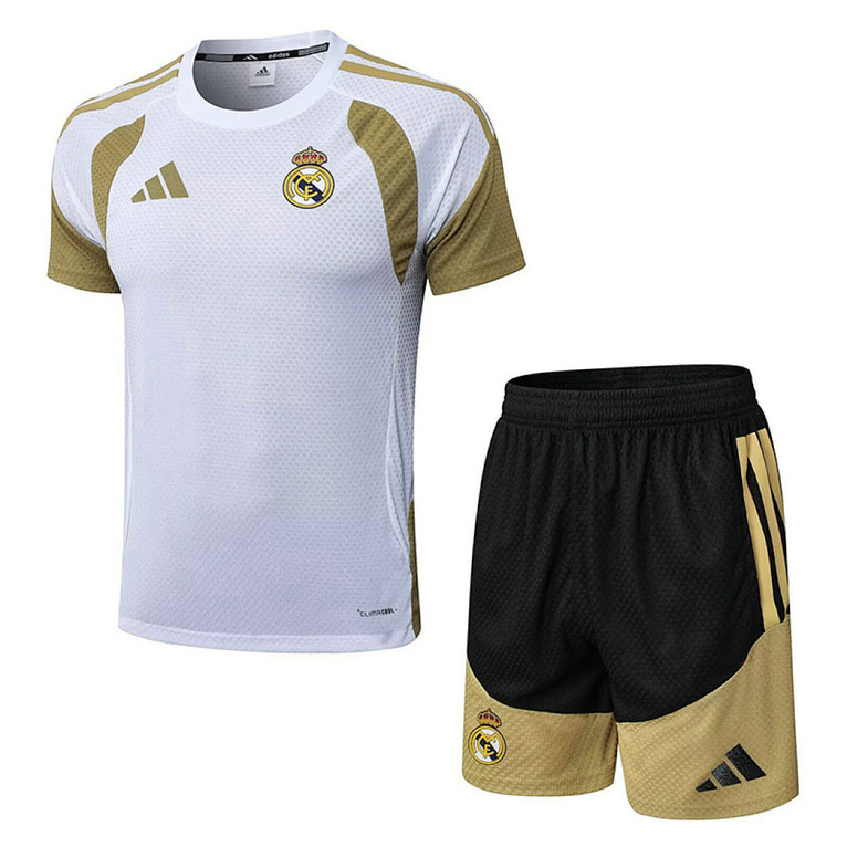 Ensemble Real Madrid 2025 2026 - Blanc Noir Ensemble Real Madrid 2025 2026 - Blanc Noir