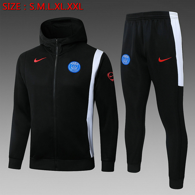 Ensemble Sweat Capuche PSG 2025 2026 - Noir