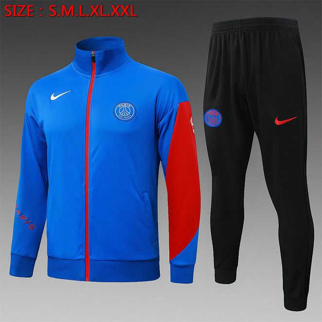 Ensemble Veste PSG 2025 2026 - Bleu Noir