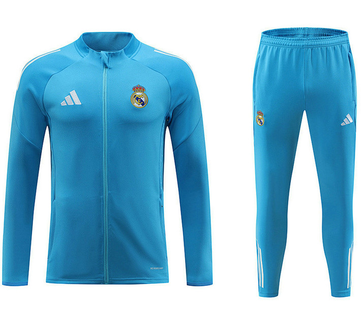 Ensemble Veste Real Madrid 2025 2026 - Bleu