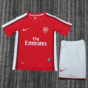 Maillot Arsenal Enfant Vintage 2008 2009 Domicile - Rouge