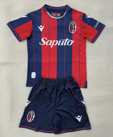 Maillot Bologna Enfant 2025 2026 Domicile - Rouge Bleu
