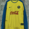 Maillot Club América Vintage 2003 2004 Domicile Manches Longues - Jaune