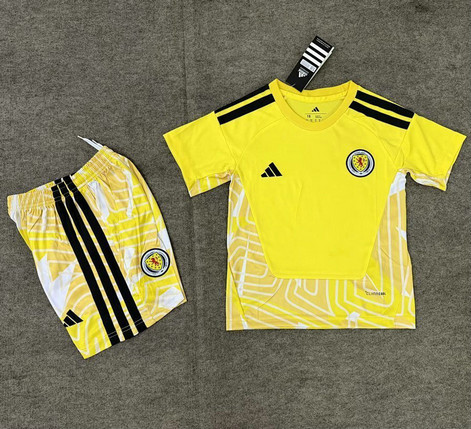 Maillot Écosse Enfant 2026 2027 gardien de but jaune