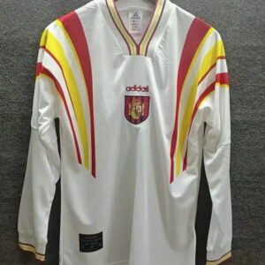 Maillot Espagne Vintage 1996 Third Manches Longues - Blanc