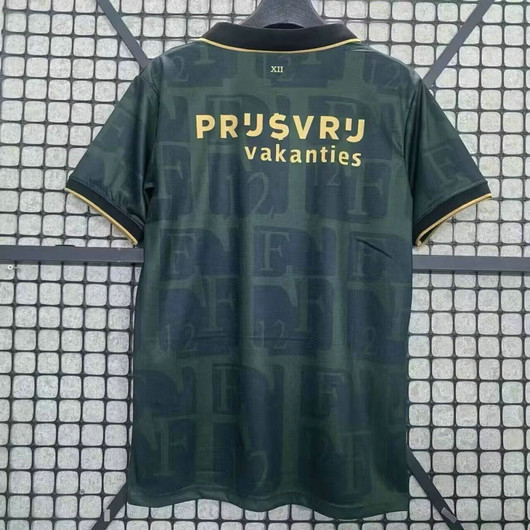 Maillot Feyenoord 2025 2026 Quatrième - Noir 1 Maillot Feyenoord 2025 2026 Quatrième - Noir