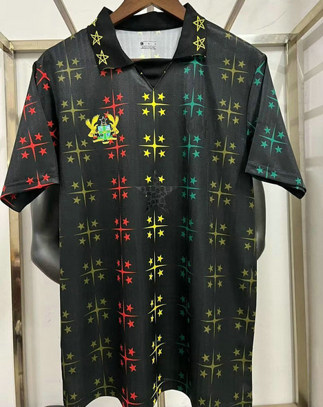 Maillot Ghana 2025 2026 Concept - Noir