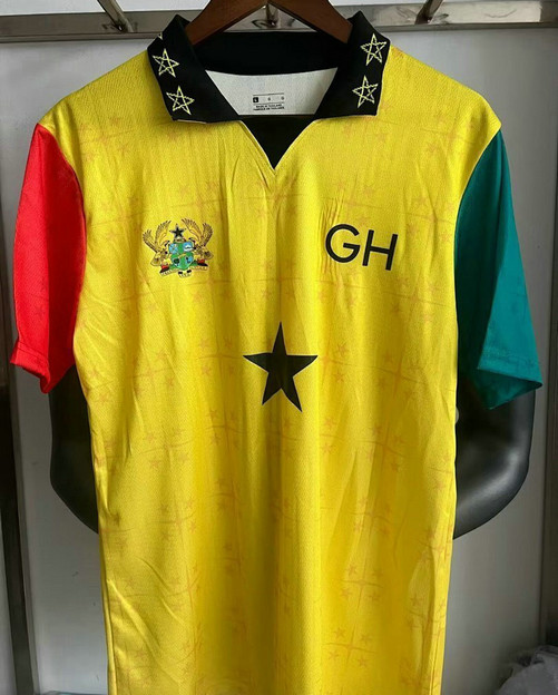 Maillot Ghana 2025 2026 - Jaune