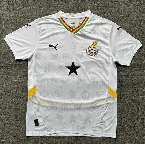Maillot Ghana 2025 2026 Domicile - Blanc