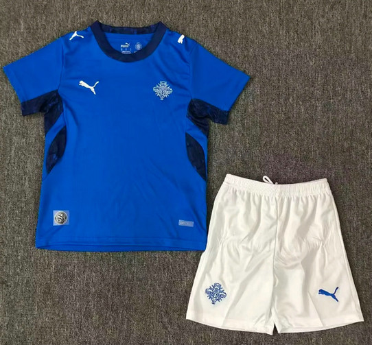 Maillot Islande Enfant 2026 2027 Domicile - Bleu
