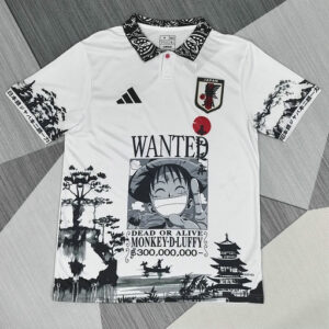 Maillot Japon 2025 2026 Luffy - Blanc
