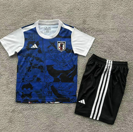 Maillot Japon Enfant 2025 2026 Animé - Bleu