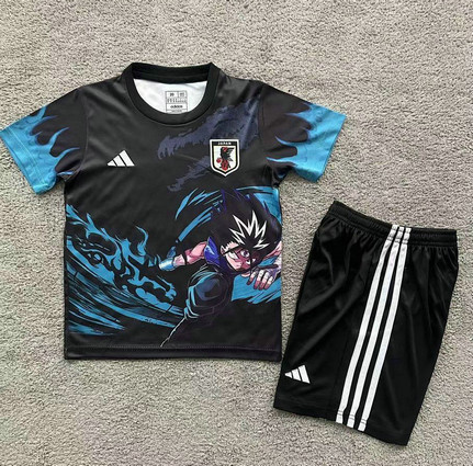 Maillot Japon Enfant 2025 2026 animé noir
