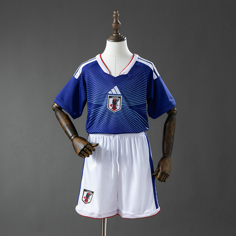 Maillot Japon Enfant Coupe du Monde 2026 Domicile - Bleu Blanc