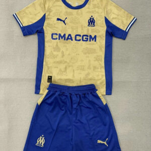 Maillot Marseille Enfant 2025 2026 Quatrième - Bleu Jaune