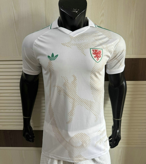 Maillot Match Pays de Galles 2026 2027 Exterieur - Blanc