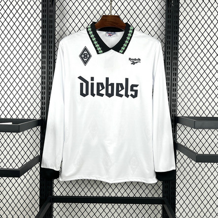 Maillot Mönchengladbach Vintage 1995 1996 Domicile Manches Longues