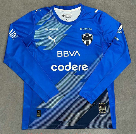 Maillot Monterrey 2025 2026 Manches Longues - Bleu