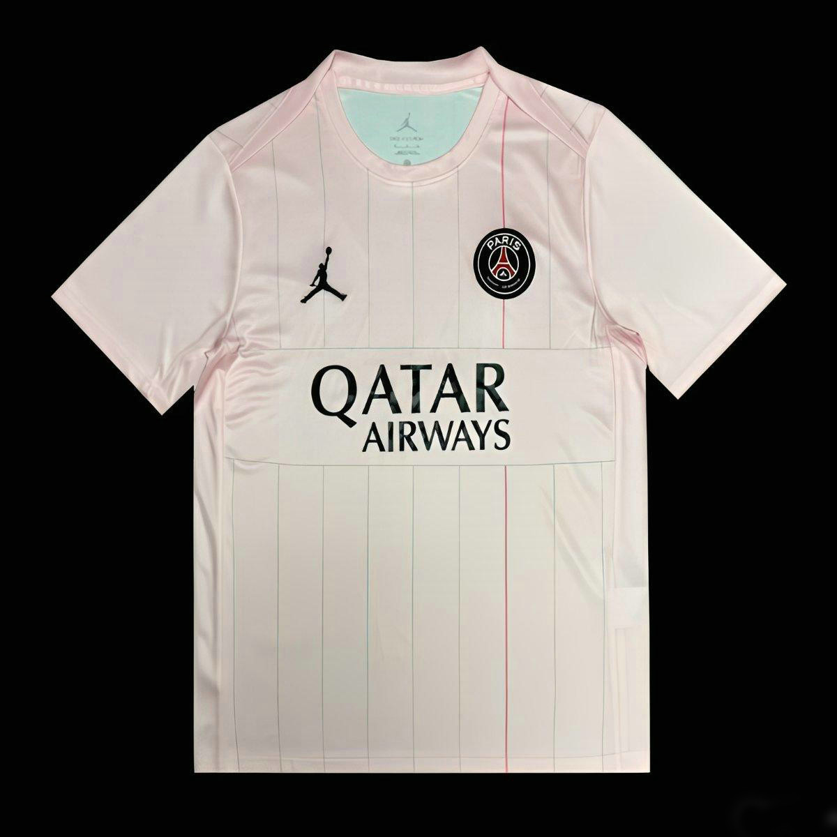 Maillot PSG Jordan 2026 2027 Concept rose clair Maillot PSG Jordan 2026 2027 Concept - Rose Clair