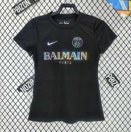 Maillot PSG X Balmain Femme 2025 2026 - Noir
