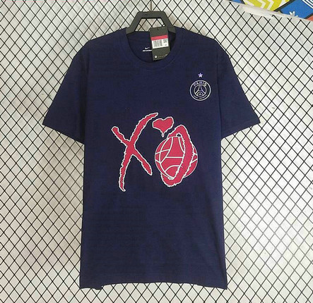 Maillot PSG XO 2025 2026 T-shirt Avec étoile - Bleu Marine Maillot PSG XO 2025 2026 T-shirt Avec étoile - Bleu Marine