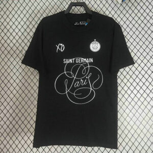 Maillot PSG XO 2025 2026 T-shirt Avec étoile - Noir