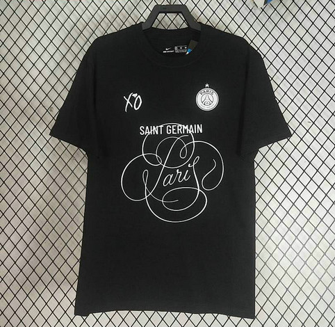 Maillot PSG XO 2025 2026 T-shirt Avec étoile - Noir