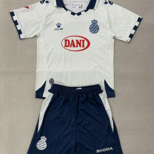 Maillot RCD Espanyol Enfant 2025 2026 Exterieur - Blanc