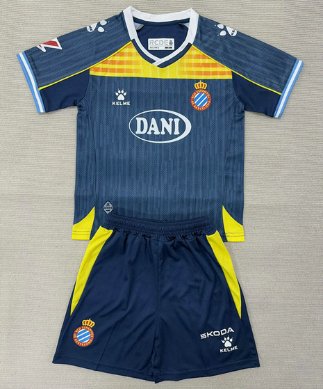 Maillot RCD Espanyol Enfant 2025 2026 Third - Bleu