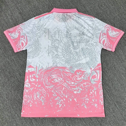 Maillot Real Madrid 2025 2026 dragon rose blanc 1 Maillot Real Madrid 2025 2026 Dragon - Rose Blanc