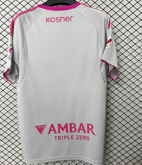 Maillot Real Zaragoza 2025 2026 Quatrième - Rose Blanc