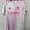 Maillot Real Zaragoza 2025 2026 Quatrième - Rose Blanc