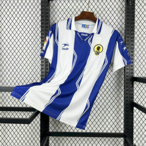 Maillot Vintage Hércules 1997 1998 Domicile - Blanc Bleu